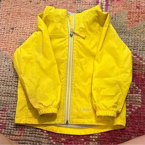 L.L. Bean Vibrant Yellow Rain Jacket